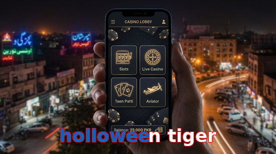 Main screen of Holloween Tiger app page for PK players